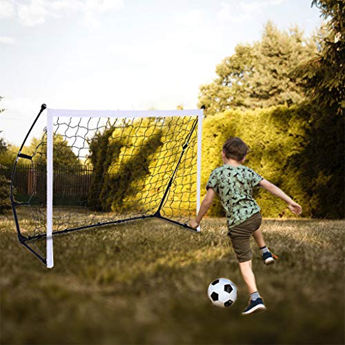 Toonshare Portable Soccer Goal, Pop Up Goal Nets with Aim Target, with Agility Training Cones, Folding Backyard Soccer Goal with All Weather Net and Portable Carrying Case for Kids & Adults Size 6x4' - Thumbnail 4