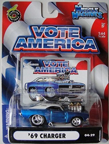 MUSCLE MACHINES VOTE AMERICA BLUE '69 CHARGER 04-29