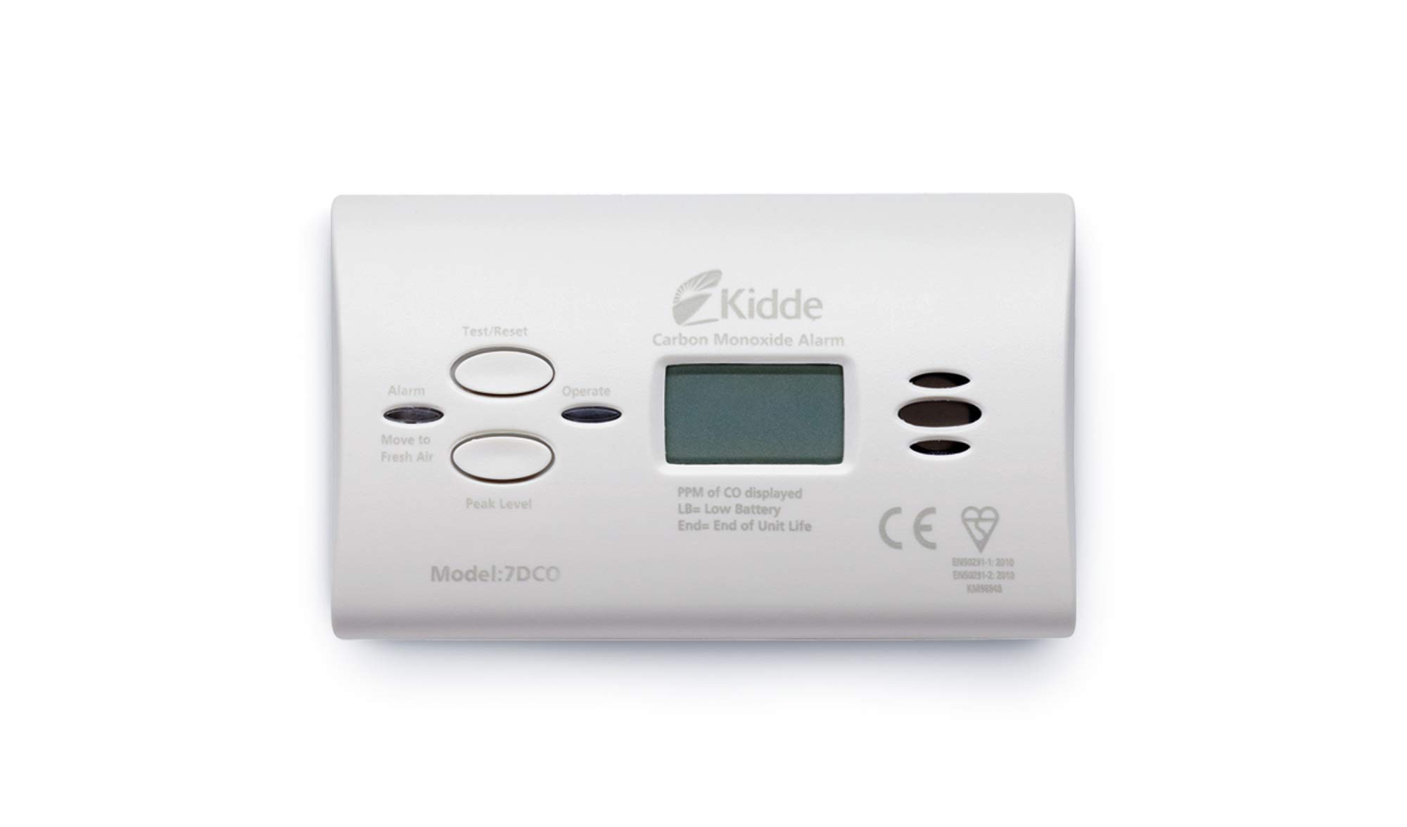 Kidde 7DCOC 7DCO Kidde Carbon Monoxide Alarm, White
