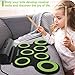 YISSVIC Electronic Drum Set Roll Up Drum Pad Midi Drum Kit Foldable Portable with Headphone Jack Built-in Speaker Foot Pedals Drum Sticks
