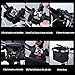 Bicycle Basket Bike Front Handlebar Bag Pet Carrier Dog Cat Folding Removable Handlebar Metal Aluminum Frame Basket Blackthumb 2