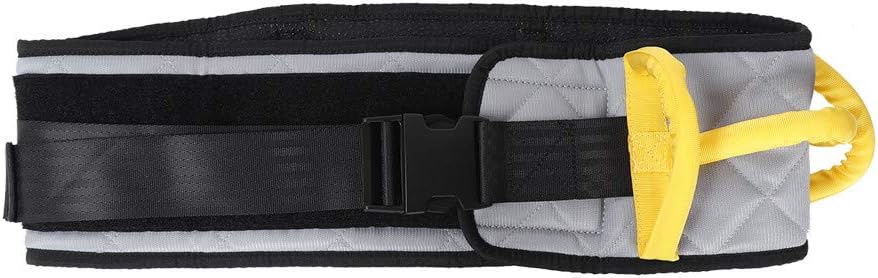 Fushida Padded Gait Belt with Handles,Medical Assistance Strap for Disabled Seniors,High Quality Transfer Belts for Patients Standing Support and Aids,Gray 46 X 5.5 Inches,FYH938: Health & Personal Care