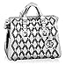 Authentic BELLA FASCINI Designer Purse Studded Tote Handbag Bead Charm- 925 Silver - Fits Bracelets