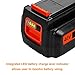 Energup 2 Pack 40 Volt MAX 2.0Ah Replacement Battery for Black&Decker LBX2040 LBX36 LBXR36 LBXR2036 40V Lithium Ion Battery