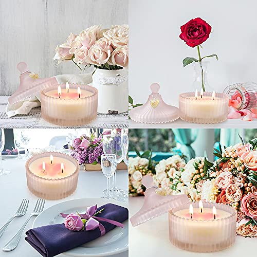 AWEIE Scented Candles for Home Scented, 3 Wick Romantic Candles Aromatherapy Candle Gift for Women, 100% Soy Wax Candles for Home Scented,55 Hours Long Burning 7.1Oz