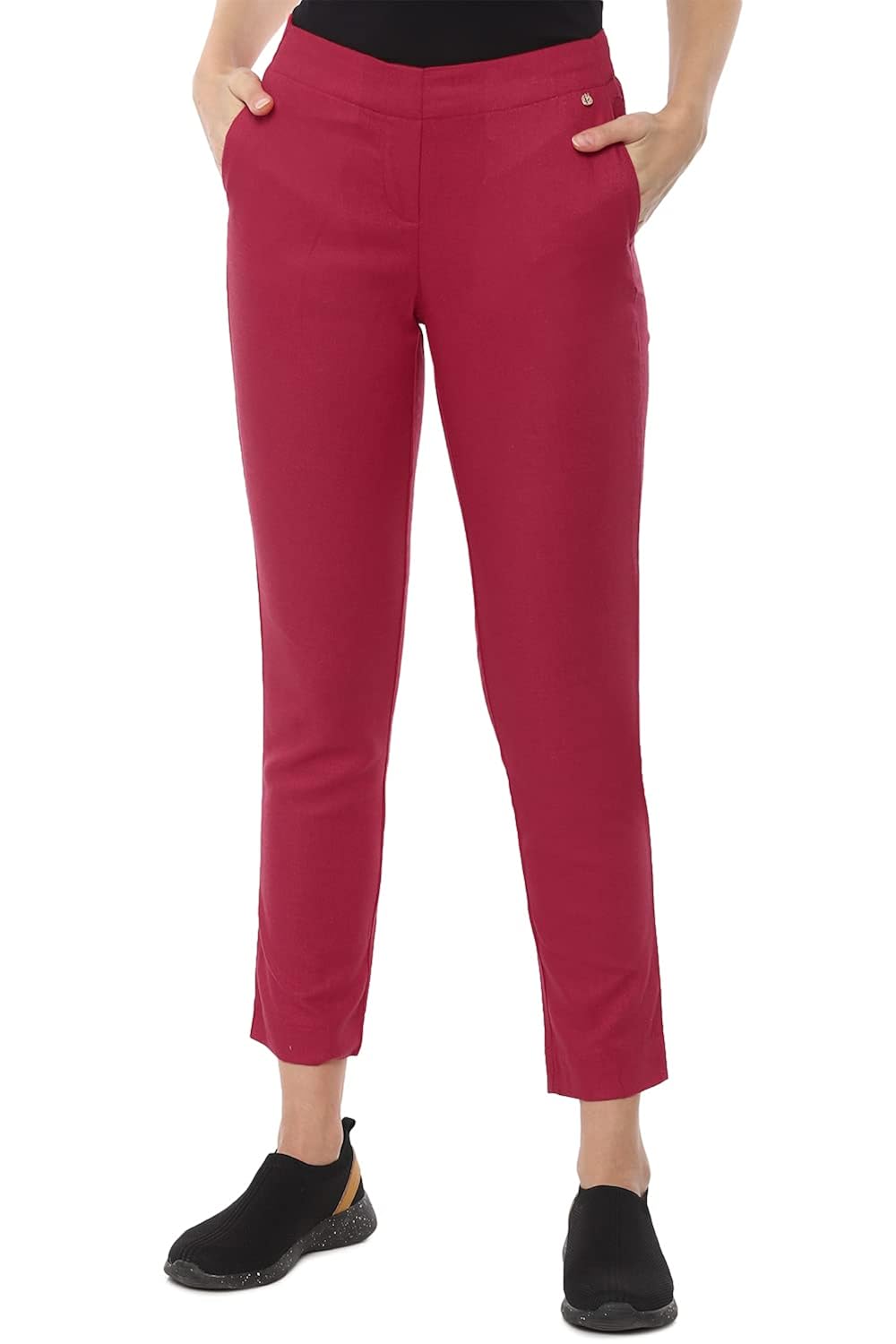 Buy Van Heusen Women's Chino Regular Pants at Amazon.in