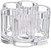 Onwon 12 Spaces Clear Transparent Acrylic Flower Style Cosmetic and Makeup Brush Holder Stand/Organizer, 5.6 Ounce