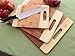 Bamboo Cutting Boards - Premium Small, Medium & Large Wood, Bamboo Chopping Board Sets by Ergo Kitchen Accessories (Light - 3 piece)
