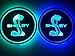 JSAMZ Car Logo LED Cup Pad led Cup Coaster USB Charging Mat Luminescent Cup Pad LED Mat Interior Atmosphere Lamp Decoration Light (Shelby)