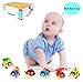LUKAT Pull Back Cars Toys for 1 2 3 Year Old Pull Back Vehicles Gift for 1 2 3 Year Old Baby Cars Toys