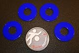 RiverCity Pitching Washers: (4) Blue 2.5 Inch Washers
