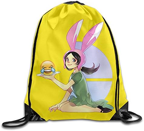 Top Bee Bobs Burgers Louise Drawstring Backpack Bag One Size