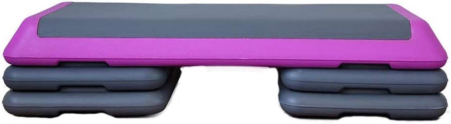 WLDOCA Adjustable Step Platform, Exercise Equipment Aerobic Stepper with 4"-6"-8" Non-Stick Surface & Risers for Fitness & Exercise