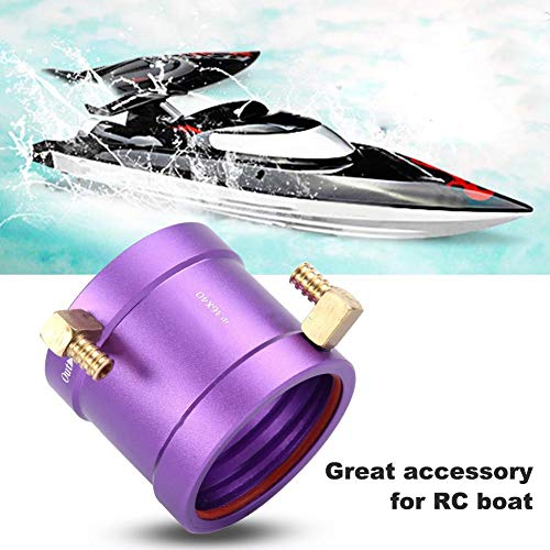 RC Wasserkühlungsjacke, Metall RC Motor wassergekühlte Ummantelung für 3650/3660 RC Boot Schiff Motor Fernbedienung… – Bild 5