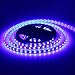 XKTTSUEERCRR 16.4ft/5M 5050 300LED Black PCB UV Purple Blacklight 395-405nm, IP65 Waterproof Flexible Strip Light for Outdoor/Indoor/Stage/House Decoration + DC Connector (Power Supply Not Included)