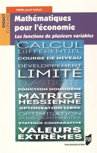 Mathématiques pour l'économie