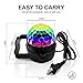 Reching Party Lights Sound Activated, Build in 20-Colors Christmas Magic Rotating Disco Light,Disco Ball Lamps,6W LED Stage Lighting for KTV,X'Mas Party,Wedding Show,Club Pub DJ Lighting