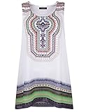 Laksmi Women's Sleeveless Floral Ethnic Chiffon Tank Tops Vest