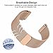 SWEES Metal Bands Compatible Fitbit Versa Smart Watch, Milanese Loop Stainless Steel Metal Replacement Accessories Small Large for Women Men, Black, Champagne, Colorful, Rose Gold, Silver, Grey