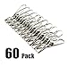 NORTHERN BROTHERS 60 Pack Mini Clothespins Stainless Steel Wire Clothes Pins Heavy Duty Outdoor Utility Clips