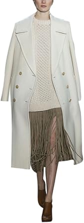 white maxi coat