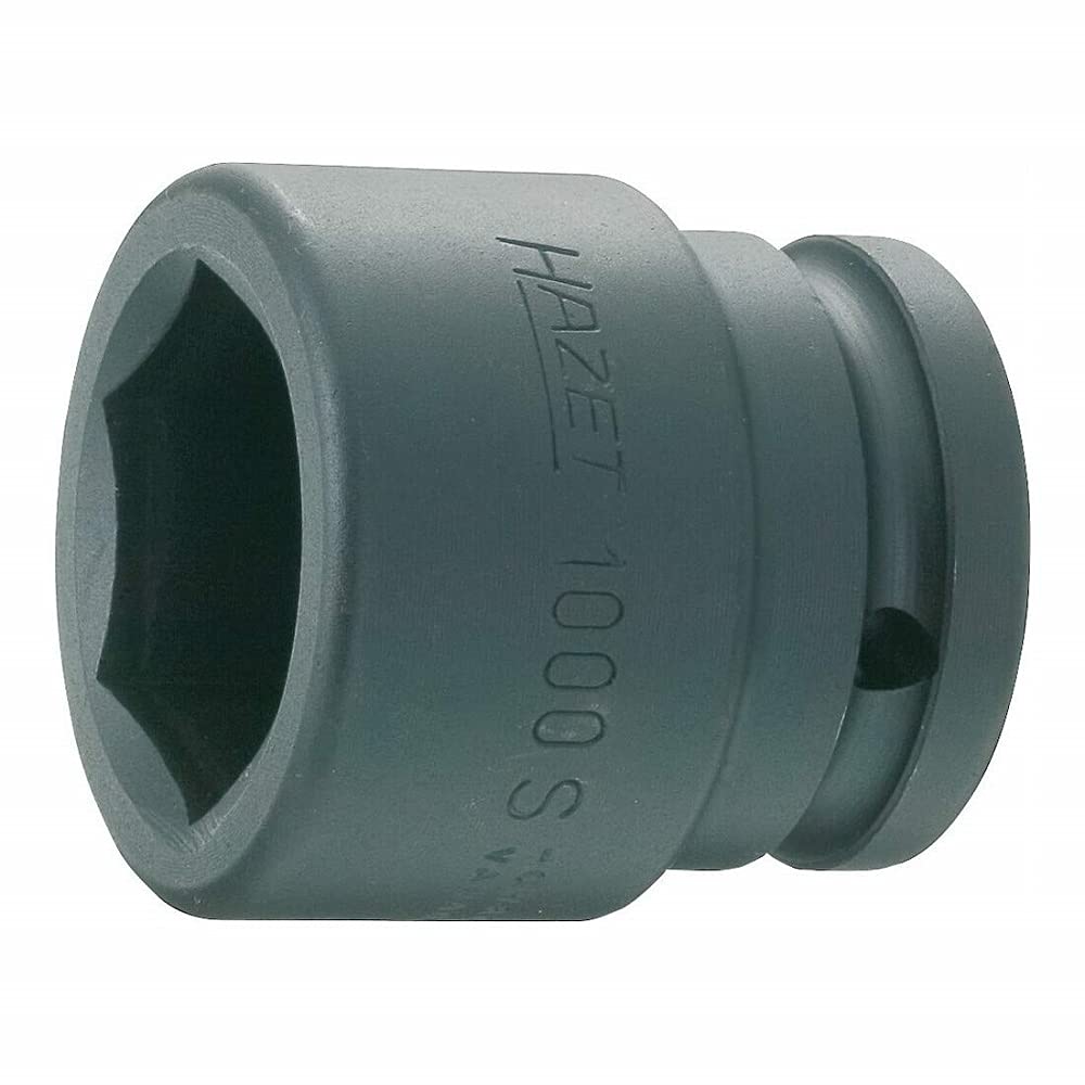 HAZET 1000S-24 50 mm 6-Point Impact Hexagon Profile Socket - Phosphatised/Oiled
