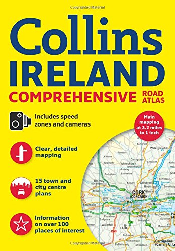 Collins Ireland Comprehensive Road Atlas (Collins Travel Guides) by