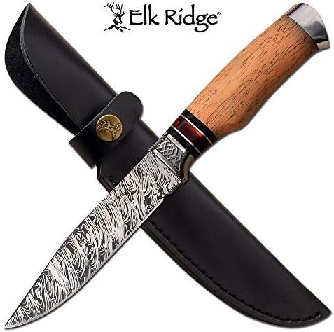 Free Engraving - Quality Elk Ridge Fixed Blade Knife