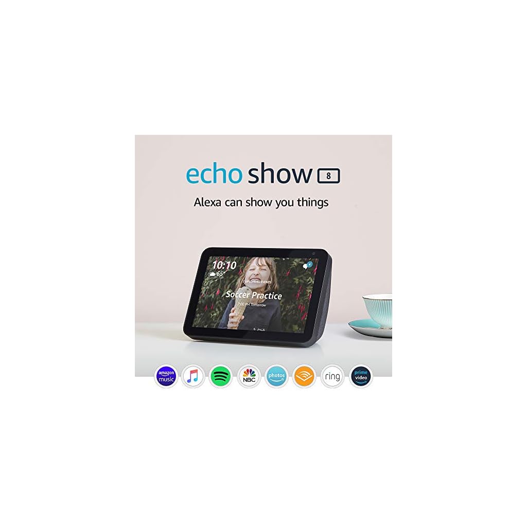Echo Show 8 HD 8 inch smart display with Alexa