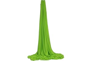 Wellsem Deluxe L:5.5 Yards W:3 Yard Pilates Yoga Flying Swing Aerial Yoga Hammock Silk Fabric for Yoga Bodybuilding(5mx2.8m)
