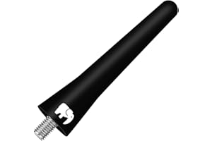 ONE250 2.5" inch Short Antenna, Compatible with Harley Davidson Motorcycles All Models - Street Glide, Road Glide, Road King,