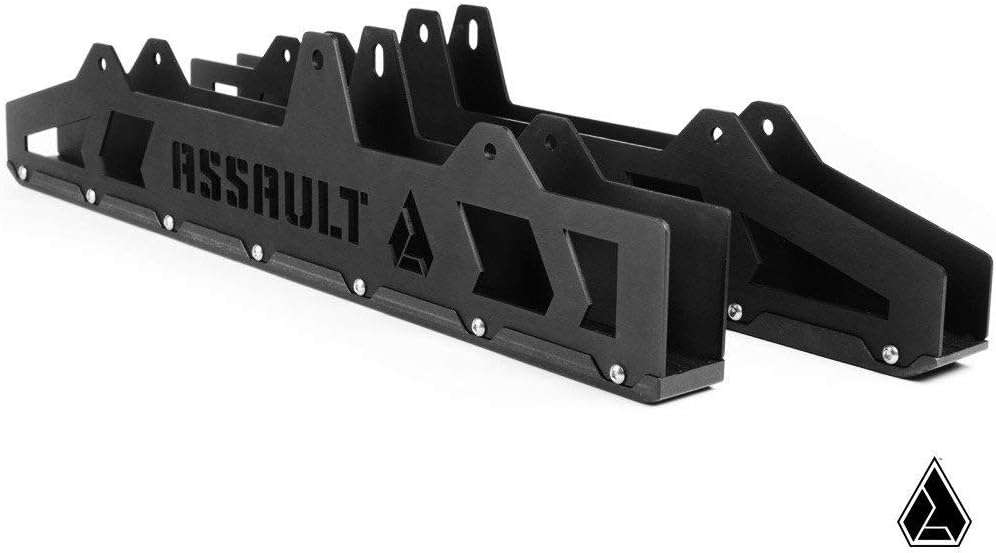 Assault Industries Trailing Arm Guards Bk Pair (Polaris RZR Xp1000/Turbo '13-'17), Black