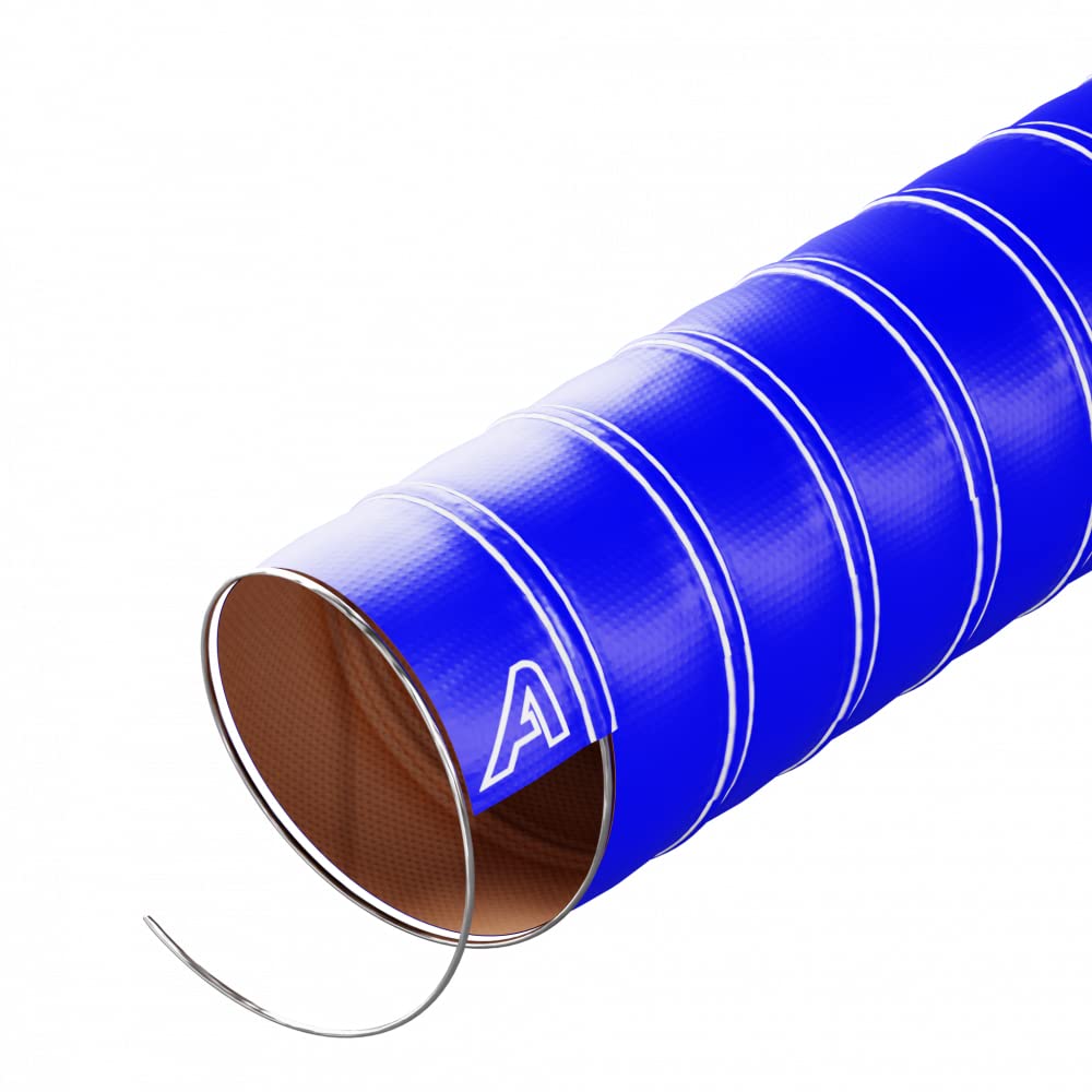 45mm Blue Silicone Air Ducting 1 Metre