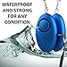 Personal Security Emergency Alarm Keychain Extreme Sound 130db Portable With LED Light For Kids, Little Boys, Girls, Womens, Elderly's,Teenagers , Disabled People,Safety Personal Security (Blue)