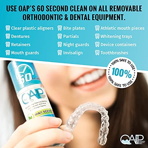 Orthodontic Cleaner by OAP Cleaner Retainer Cleaner, Denture Cleaner