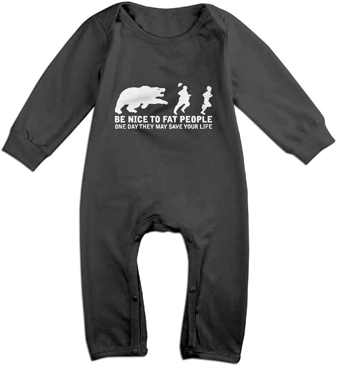 MUAIKEJI Nice to Fat People Newborn Onesies Amazon.de Bekleidung