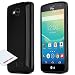 LG Transpyre/ Tribute TPU Case [Black] Protective Bumper Case w/ Flexible Crystal Silicone TPU Impact Resistant Material [Slim and Perfect Fitting LG Transpyre/ Tribute (2014) Case]