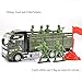 CORPER TOYS Military Truck Army Cars Pull Back Toy Die-cast Metal Alloy Model Car Playset Soldier Transport Vehicle for Boys Kids - 8 Pieces