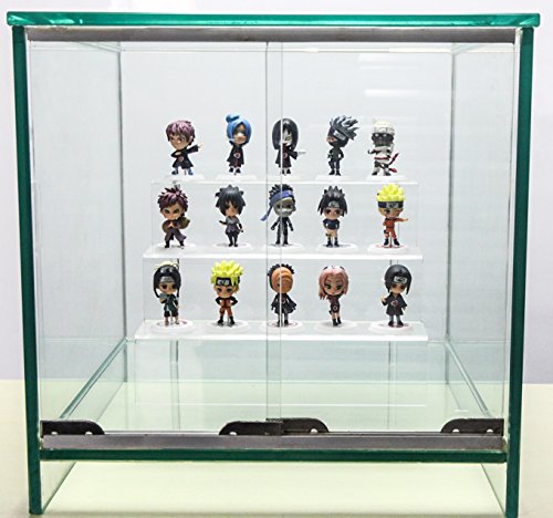 image for NIUBEE 2 Pack Acrylic Riser Display Shelf for Amiibo Funko POP Figures