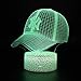 DGLighting Baseball Cap Shape 3D Optical Illusion Smart 7 Colors LED Night Light Table Lamp Gifts