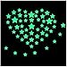 CJESLNA 1 Pack of 100pcs Home Wall Glow in The Dark Star Stickers Decal Baby Kids Room