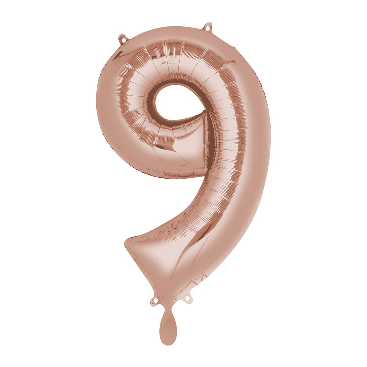 Amscan 3660401 Mid Size Number 9 Rose Gold