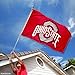 College Flags & Banners Co. Ohio State Flag OSU Buckeye Flag