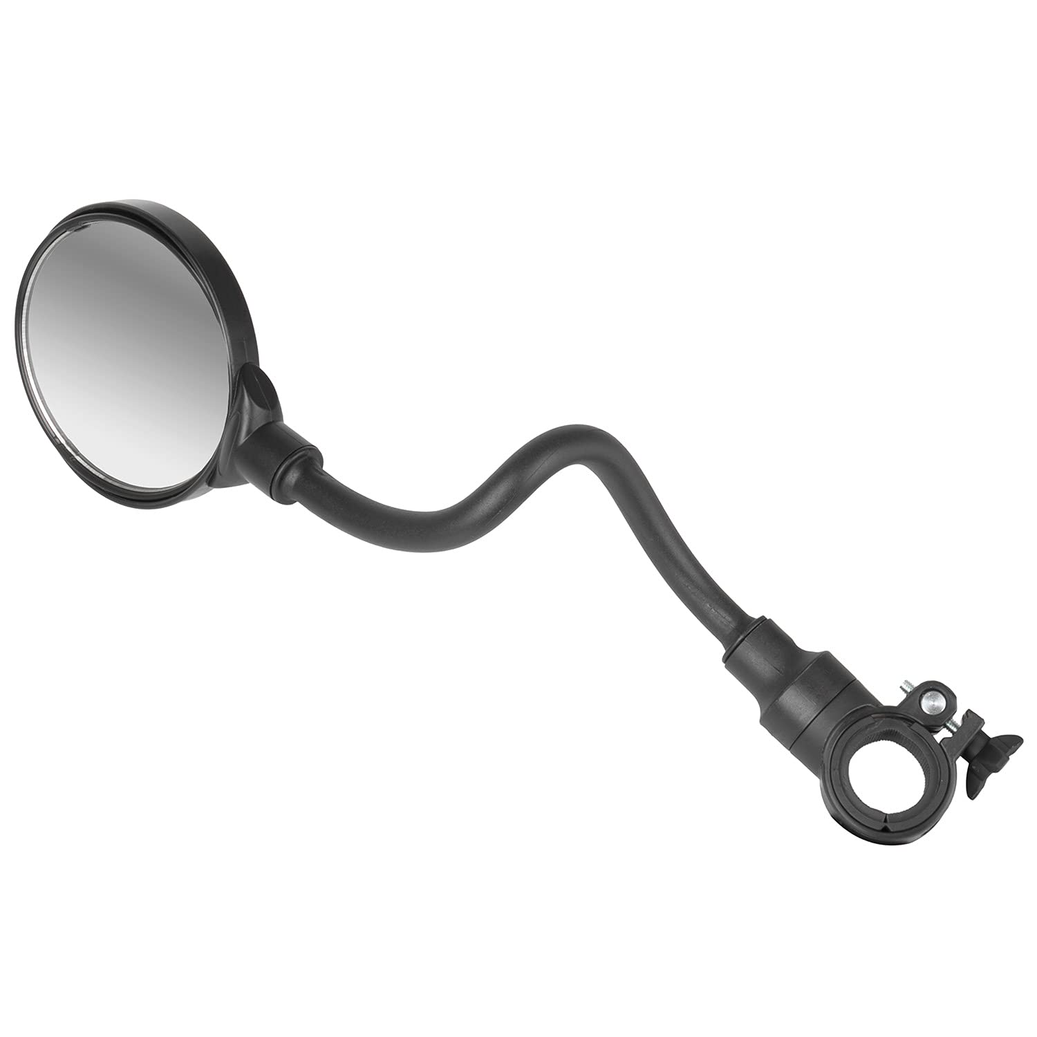 M-Wave Unisex - Adult Spy Flex TF Bicycle Mirror, Black, Diameter 70 mm