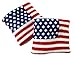 XObandanas American Flag Wristband USA Star Olympics Sweatband Men Women for Sport Tennis Basketball Fitness Exercise (Pack of 2)
