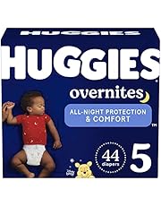 Huggies Overnites Nighttime Baby Diapers, Size 5, Giga, 44 Ct
