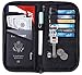 Travelambo Travel Wallet Passport Holder Wallet RFID Blocking Credit Card Holders for Men & Women (black)