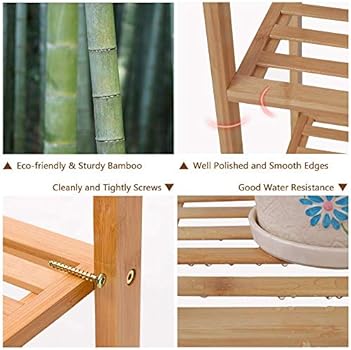 ufine bamboo garment rack
