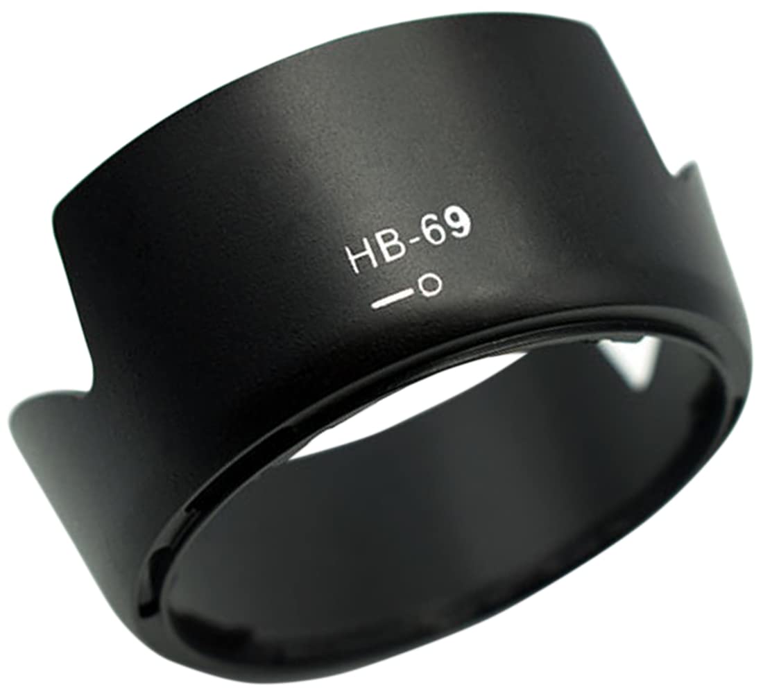 HB-69 Lens Hood Shade for Nikon AF-S(Not for AF-P) DX 18-55mm f/3.5-5.6GVR II(Not for G VR,Not for G EG II),52mm Digital Tulip Flower Lens Hood