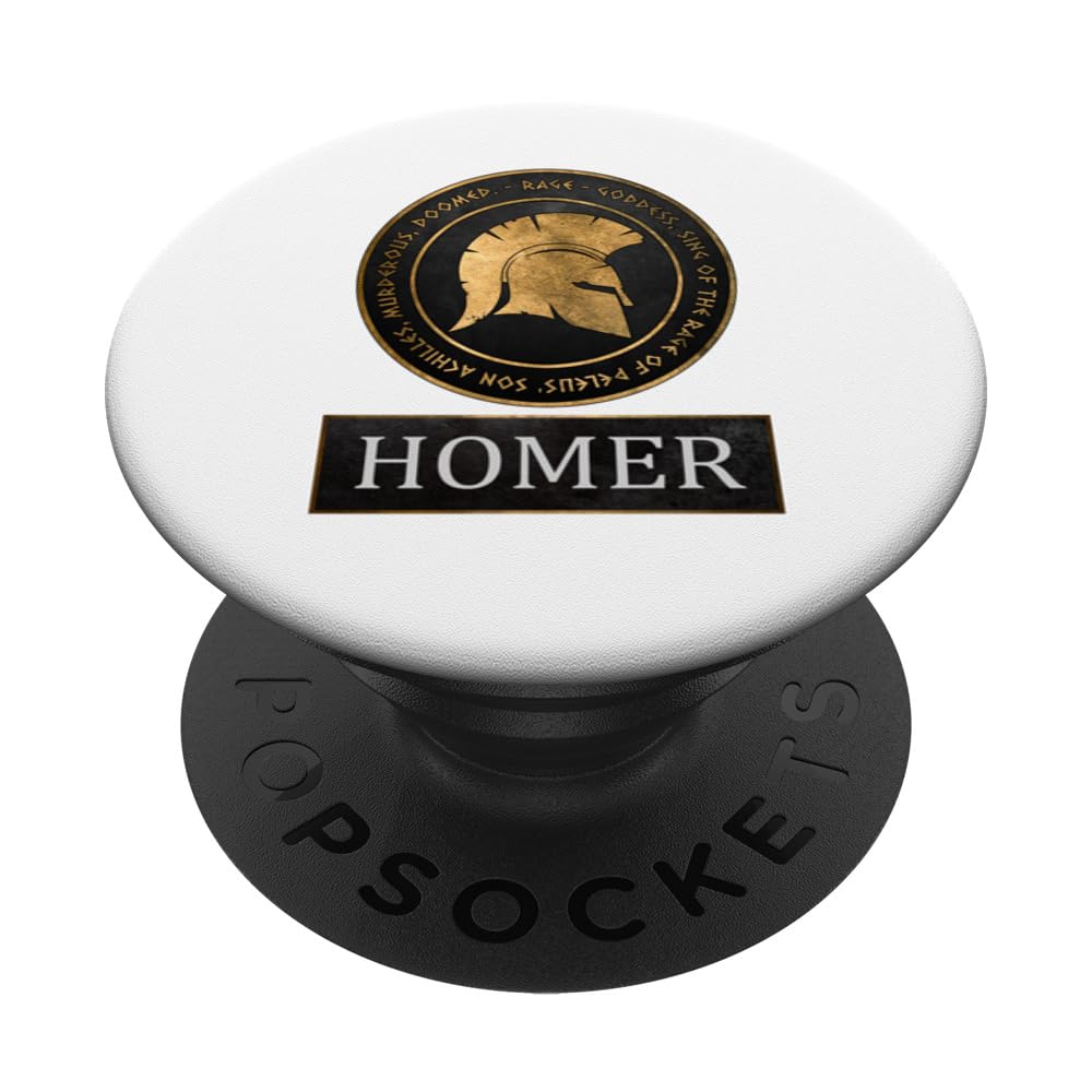 Homer Ancient Greek Heroes of the Trojan War Iliad PopSockets Swappable PopGrip